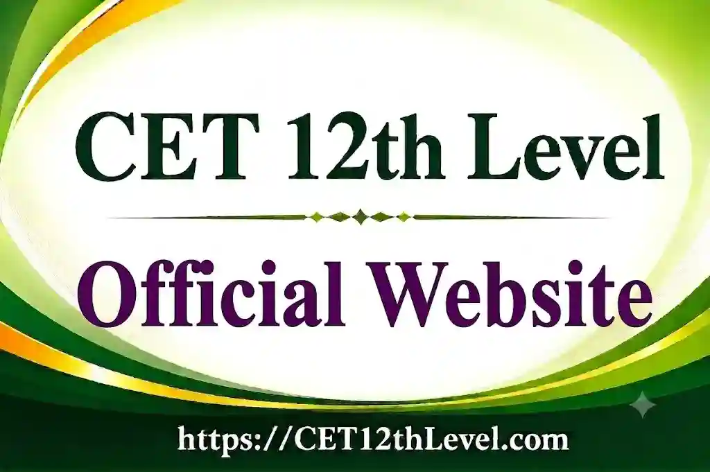 Rajasthan CET 12th Level Official Website 2026
